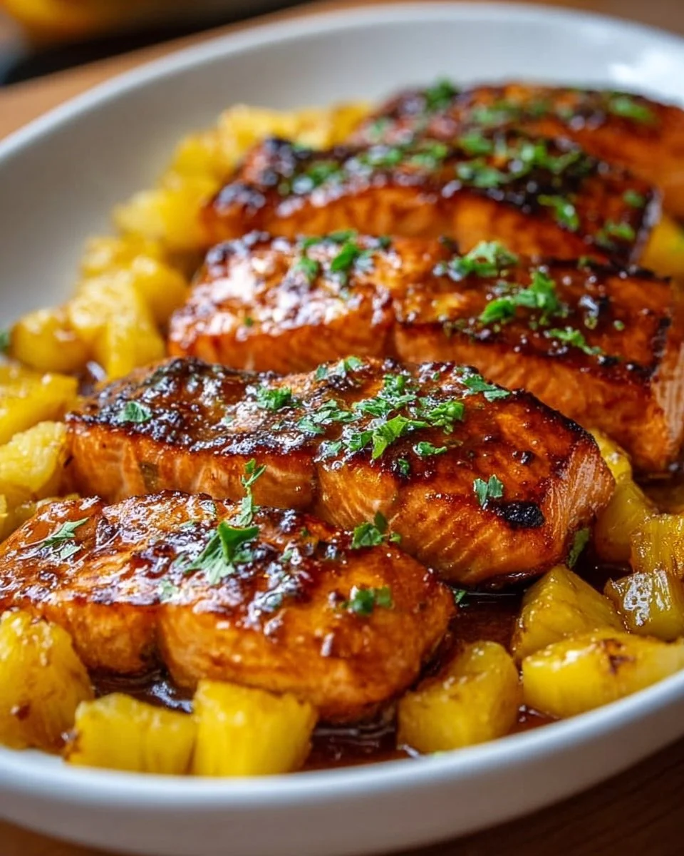 Pineapple Glazed Salmon