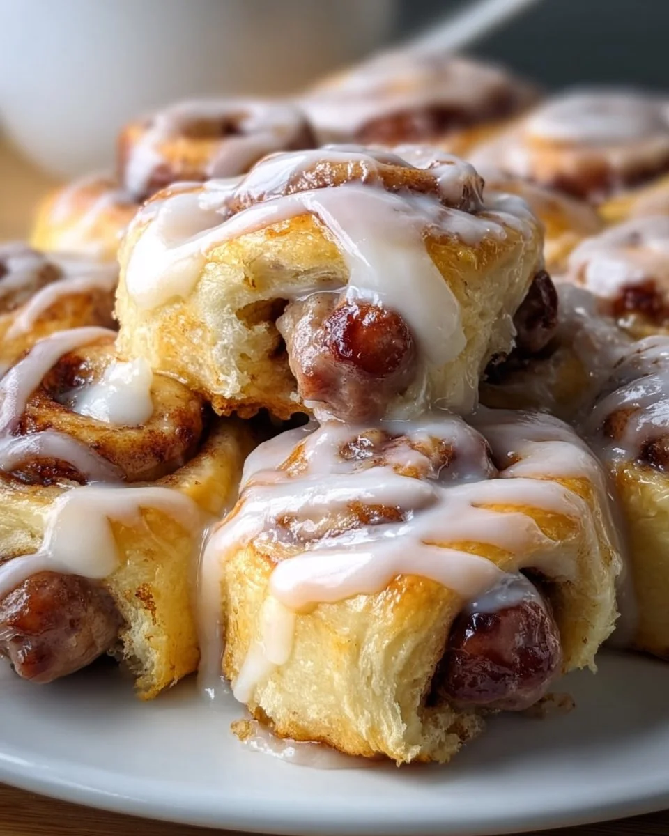 Frühstücksschweine in Zimtbrötchen