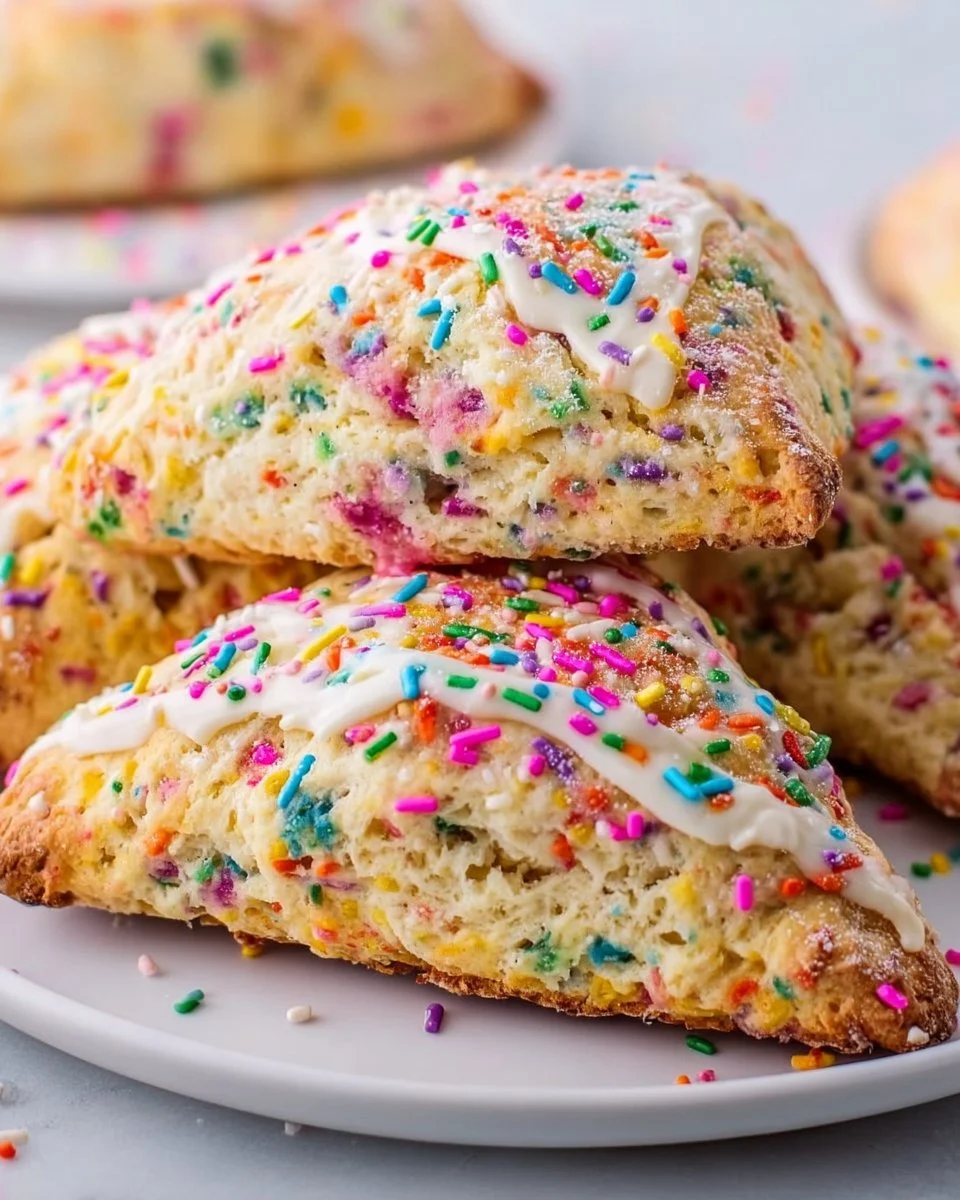 Funfetti-Kuchenteigmuffins