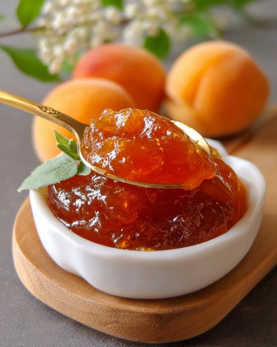 Apricot Jam with Lime