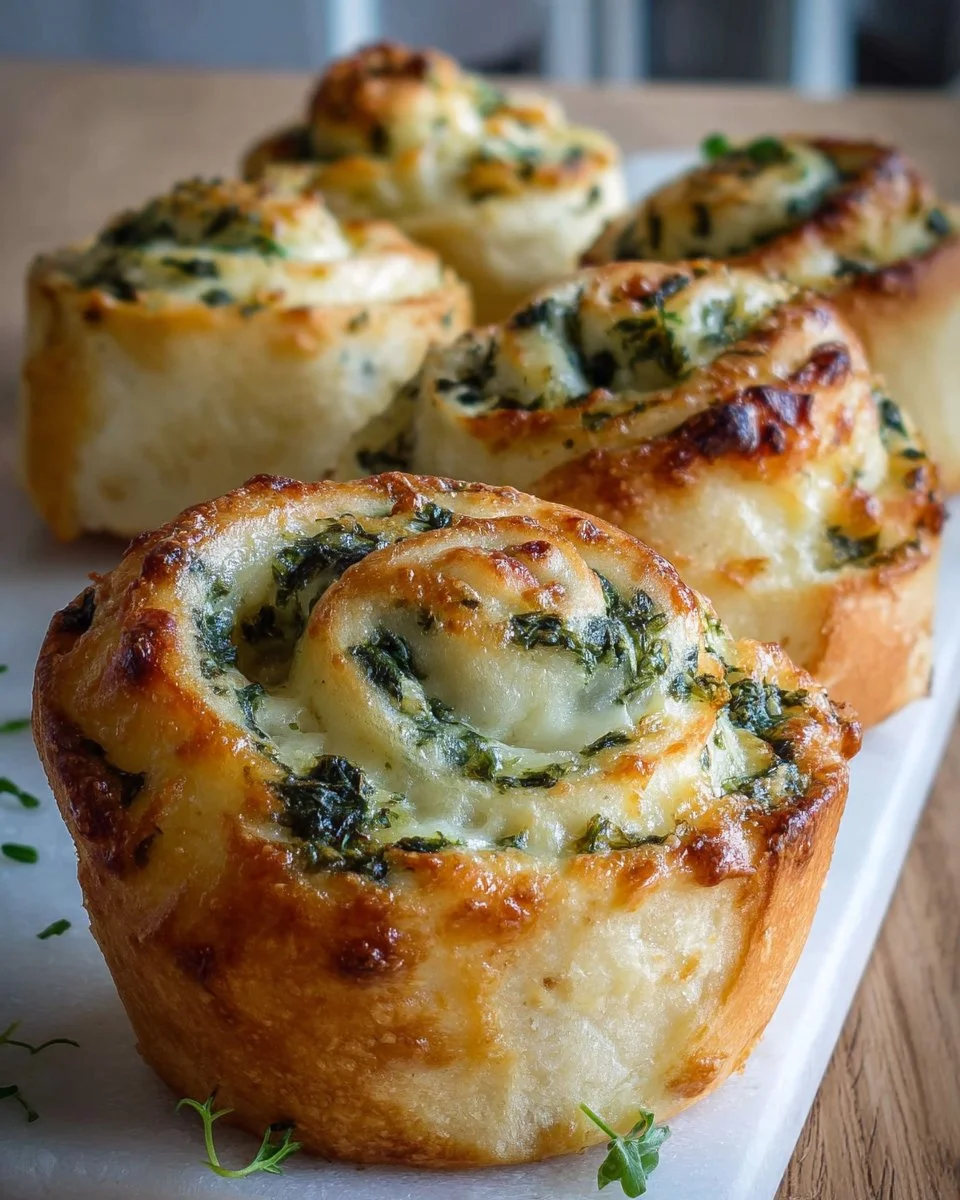 Bärlauch-Käse-Brötchen