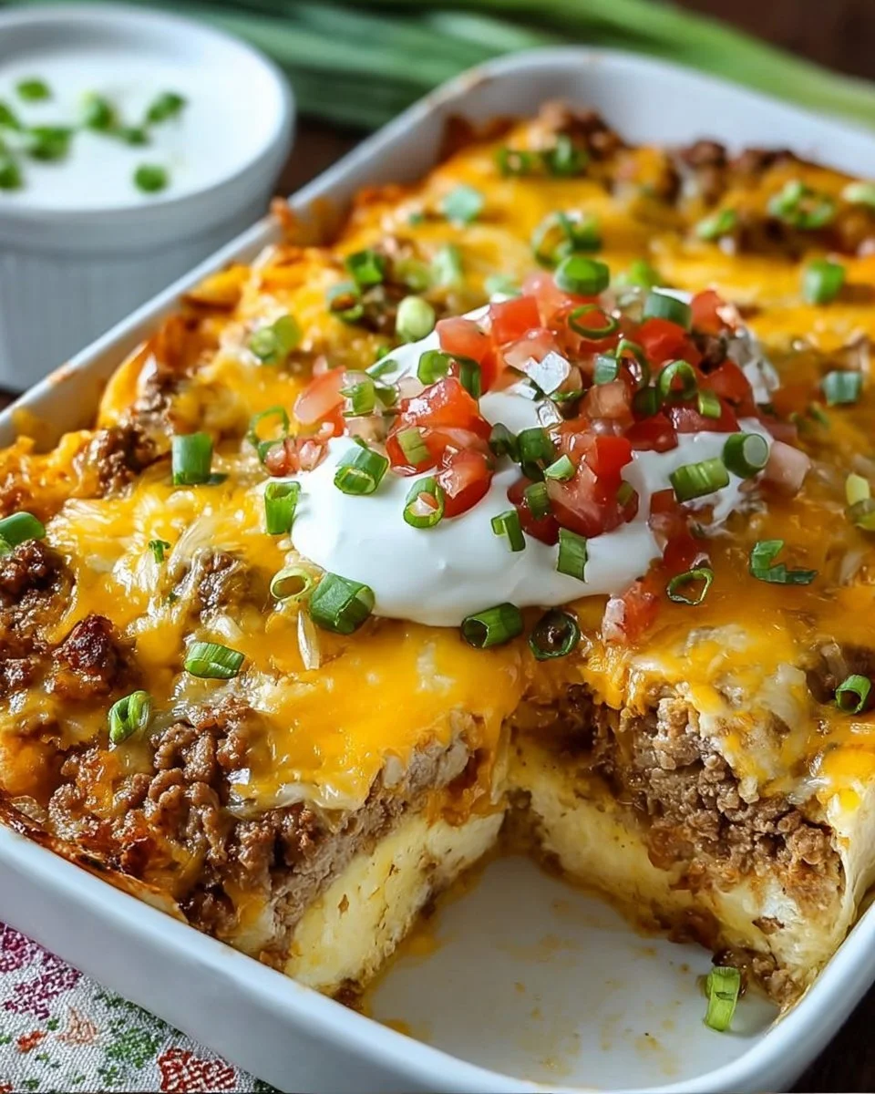 Big Batch Breakfast Burrito Bake