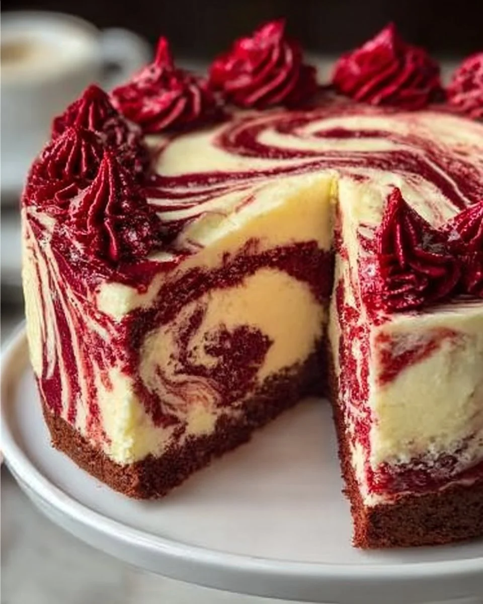 Create the Ultimate Red Velvet Cheesecake Swirl Cake Today!