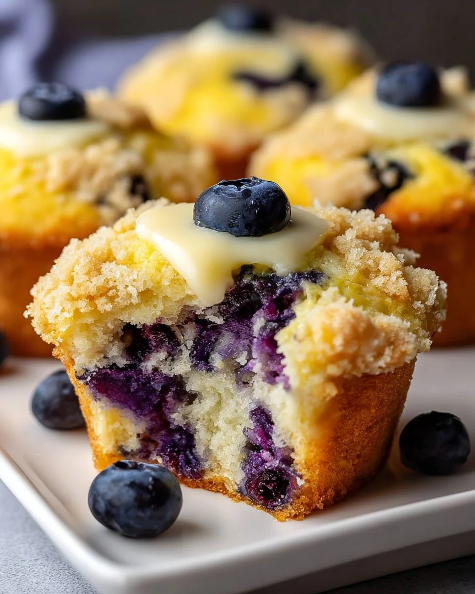 Saftige Blaubeer-Muffins