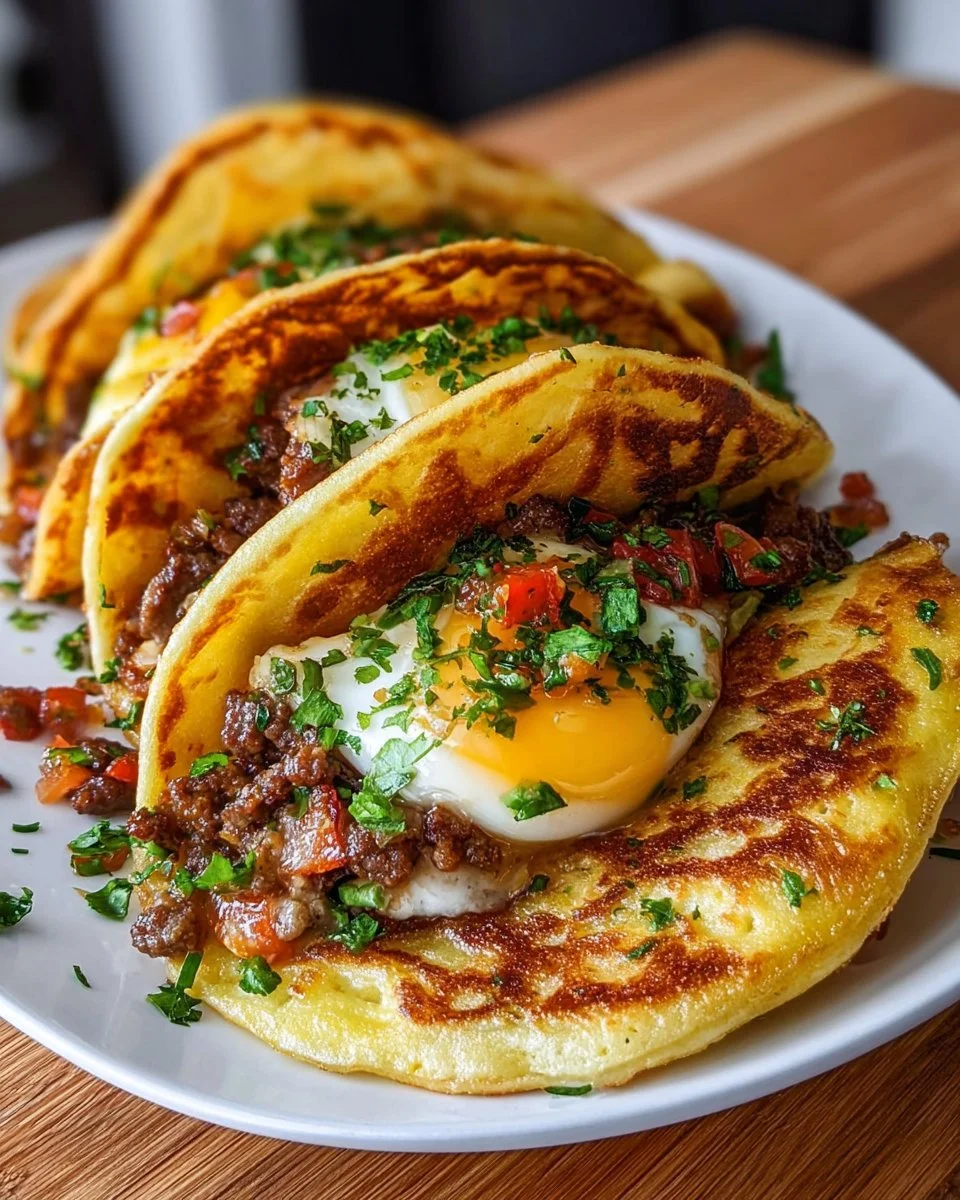 Savory Pancake Tacos