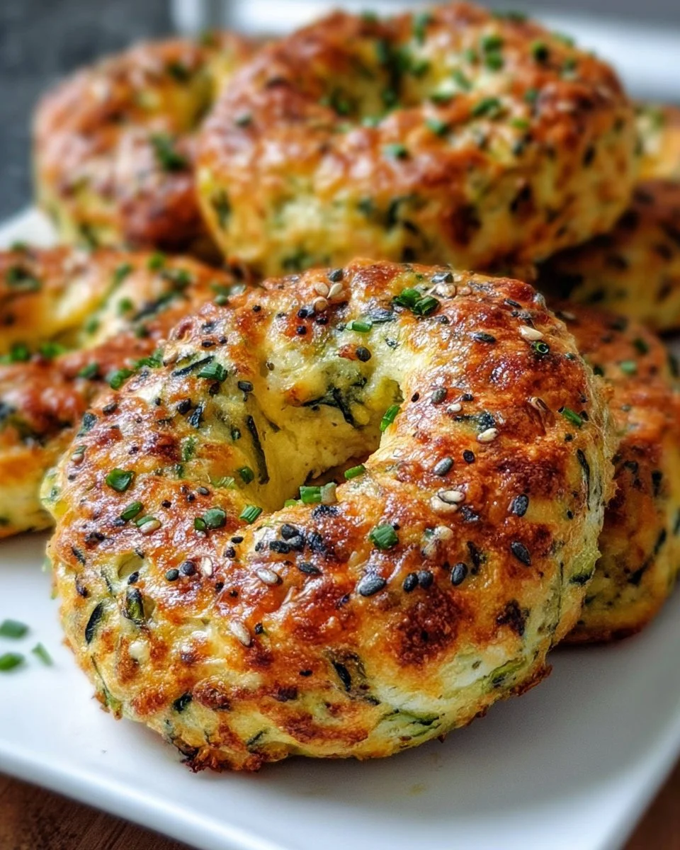 Zucchini-Bagels