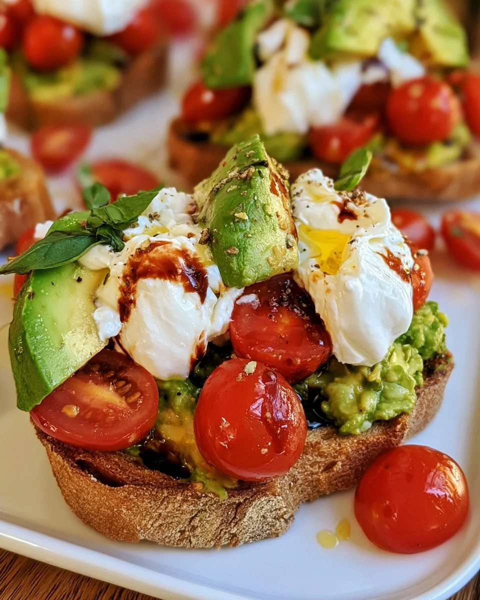 Avocado-Burrata-Bruschetta