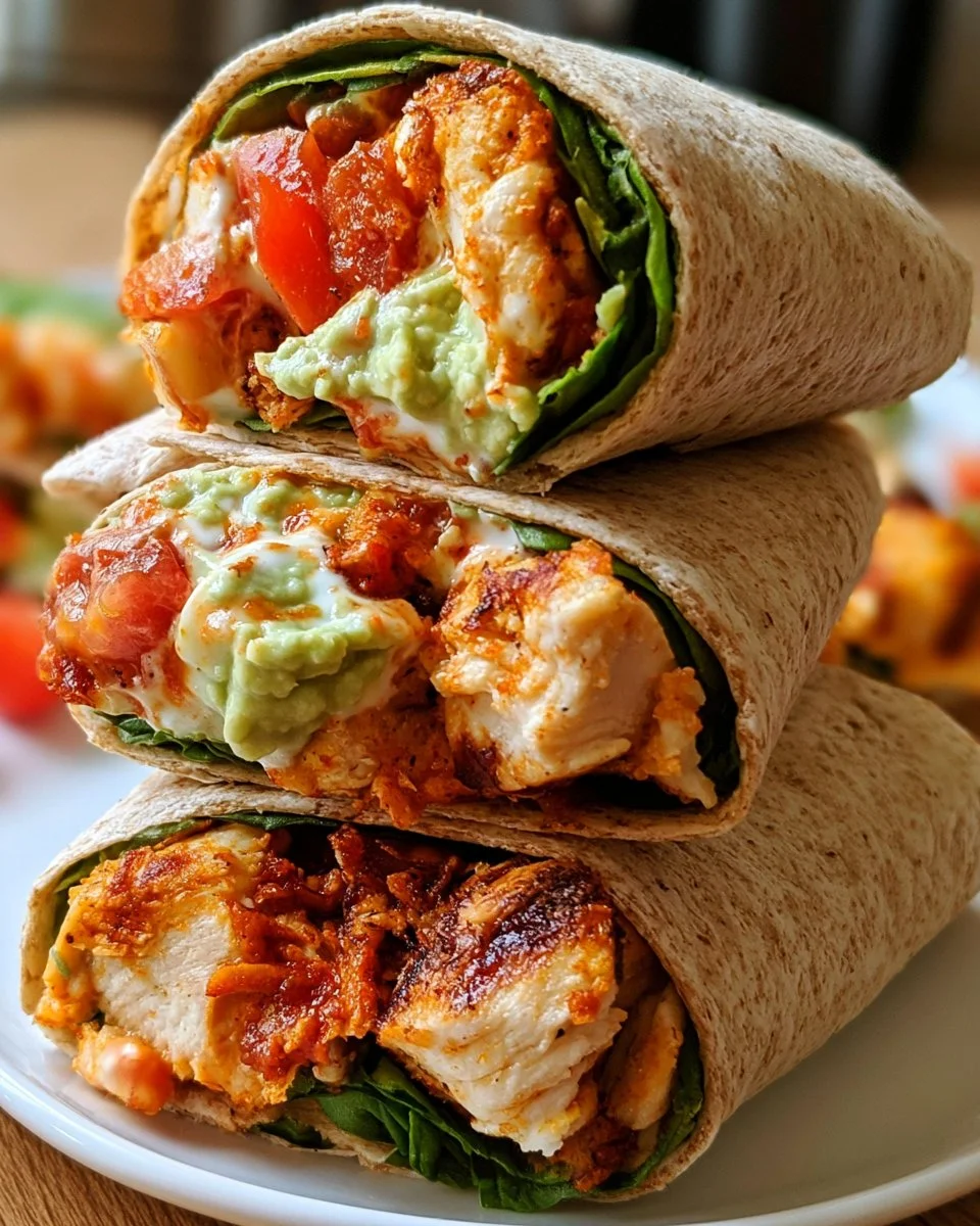 Gesunder Chicken Crunch Wrap