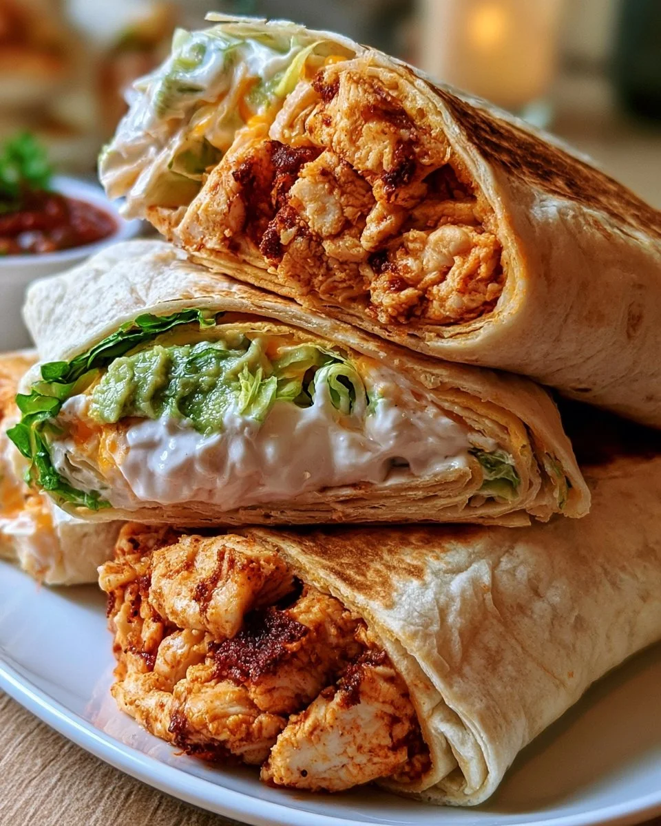 Hühnchen Crunch Wrap
