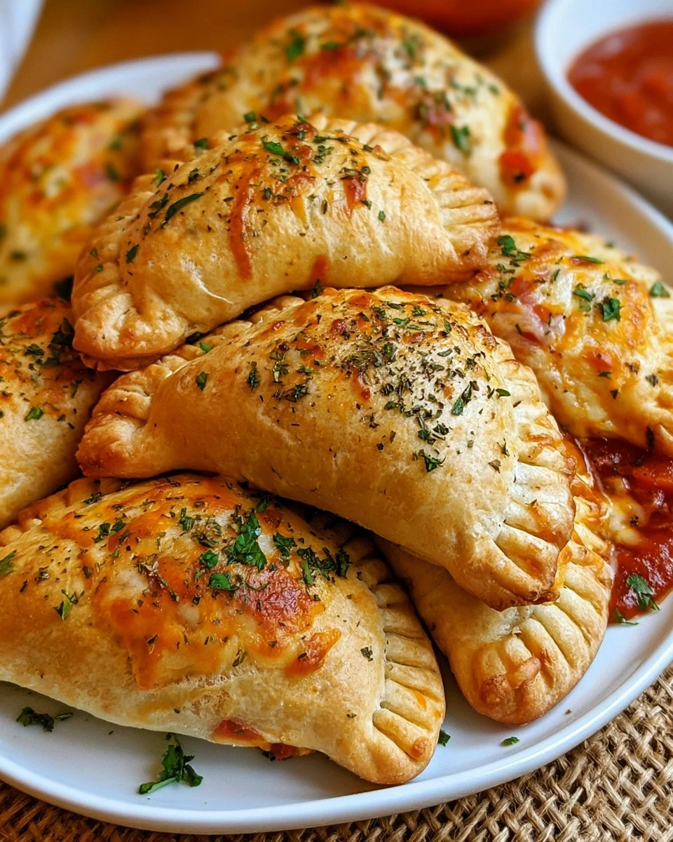Mini-Calzones aus der Heißluftfritteuse